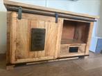 Mangohouten kast dressoir tv meubel 110x40x60, Huis en Inrichting, Kasten | Dressoirs, Ophalen, Gebruikt, 100 tot 150 cm, Industrieel