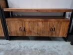 Dressoir mangohout 175 cm lang, Huis en Inrichting, Kasten | Dressoirs, Ophalen, ., 150 tot 200 cm, .