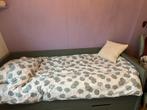 Bedbank met lade en gratis topper, Ophalen, Overige materialen, Gebruikt, Overige maten