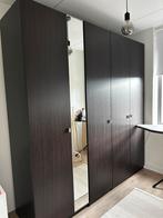 Ikea pax wardrobe brown with built-in lights perfect conditi, Huis en Inrichting, 200 cm of meer, Zo goed als nieuw, 50 tot 75 cm