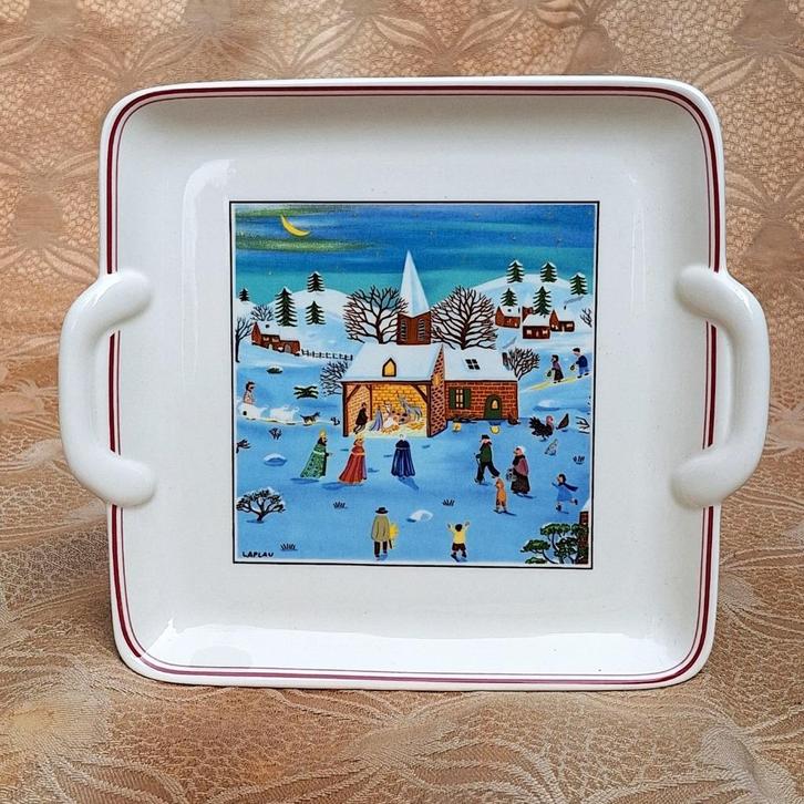Presenteerschaal van Villeroy & Boch - Naif Christmas, kerst, Antiek en Kunst, Antiek | Keramiek en Aardewerk, Ophalen of Verzenden