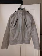 Grijze winterjas met capuchon, Kleding | Dames, Ophalen of Verzenden, Zo goed als nieuw, Maat 36 (S), Decathlon
