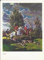 A348 ongelopen Ansichtkaart Jacht rit, Ophalen of Verzenden, 1980 tot heden, Ongelopen