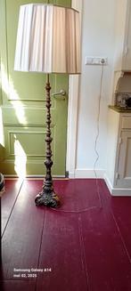 Vintage Prachtige zware  Messing Vloerlamp hoogte 160 cm., Ophalen, Gebruikt, 150 tot 200 cm