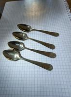 4 lepeltjes alpacca gebaklepel theelepel koffielepel, Ophalen of Verzenden