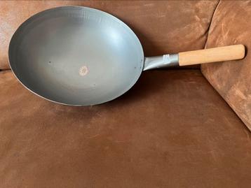 Nieuwe Leung Tim wok 33 cm 13” houten handvat beschikbaar voor biedingen