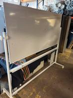 Groot whiteboard - 220x75x200H, Diversen, Schoolborden, Ophalen, 1025xe, Zo goed als nieuw, Whiteboard