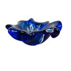 Vintage glazen schaal asbak. Italiaans Murano glas 006, Ophalen of Verzenden