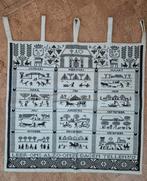 Vintage borduurwerk met de maanden van het jaar, Ophalen of Verzenden, Gebruikt, Overige typen