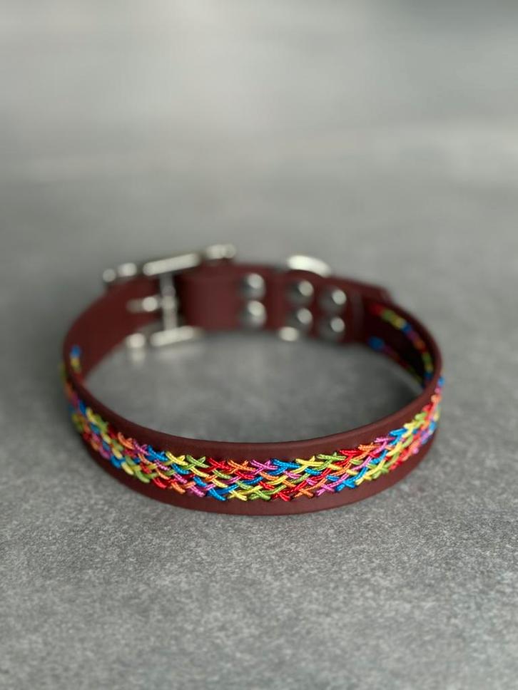 Handgemaakte Biothane halsband, Dieren en Toebehoren, Hondenhalsbanden en Penningen, Nieuw, Handgemaakt, Ophalen of Verzenden