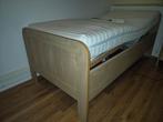 1 persoons bed met elektrische lattenbodem en 2 nachtkastje, Huis en Inrichting, Ophalen, Gebruikt, 90 cm, Eenpersoons