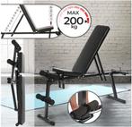 Nieuw – Physionics HNTLB07 Opvouwbare Fitnessbank, Sport en Fitness, Fitnessmaterialen, Ophalen, Nieuw, Benen, Fitnessbank