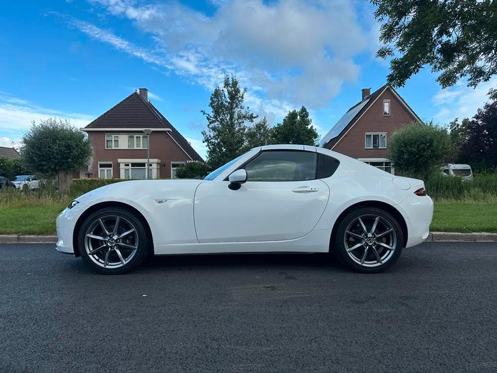 Mazda MX-5 2.0 Skyactiv-g 118KW 2017 Wit, Auto's, Mazda, Particulier, MX-5 RF, ABS, Adaptieve lichten, Airbags, Airconditioning