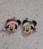 Mickey en minnie kerst bedels "nieuw", Ophalen of Verzenden, Nieuw, Bedel