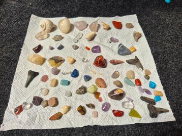 verzameling edelstenen, mineralen, fossielen beschikbaar voor biedingen