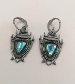 Nieuwe artistieke oorbellen met opaliet glas, Ophalen of Verzenden, Nieuw, Glas