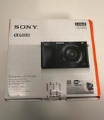 Sony a6000 + Sony E 16-50mm f/3.5-5.6 + Extra Batterij, Audio, Tv en Foto, Fotocamera's Digitaal, Nieuw, Compact, Sony, 24 Megapixel