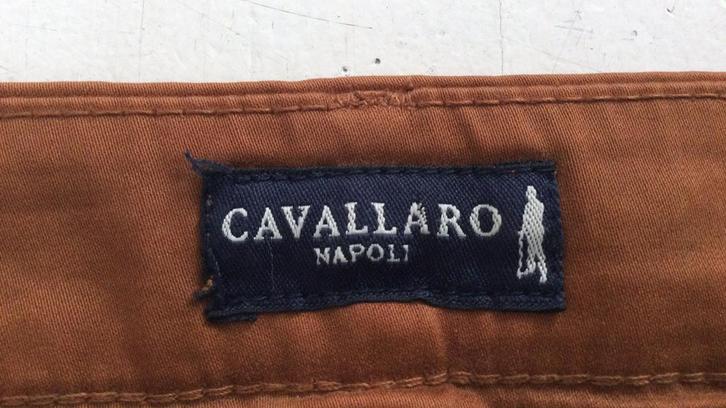 Cavallaro Napoli broek/chino maat 31/34, nette staat, Kleding | Heren, Broeken en Pantalons, Gedragen, Maat 48/50 (M), Overige kleuren