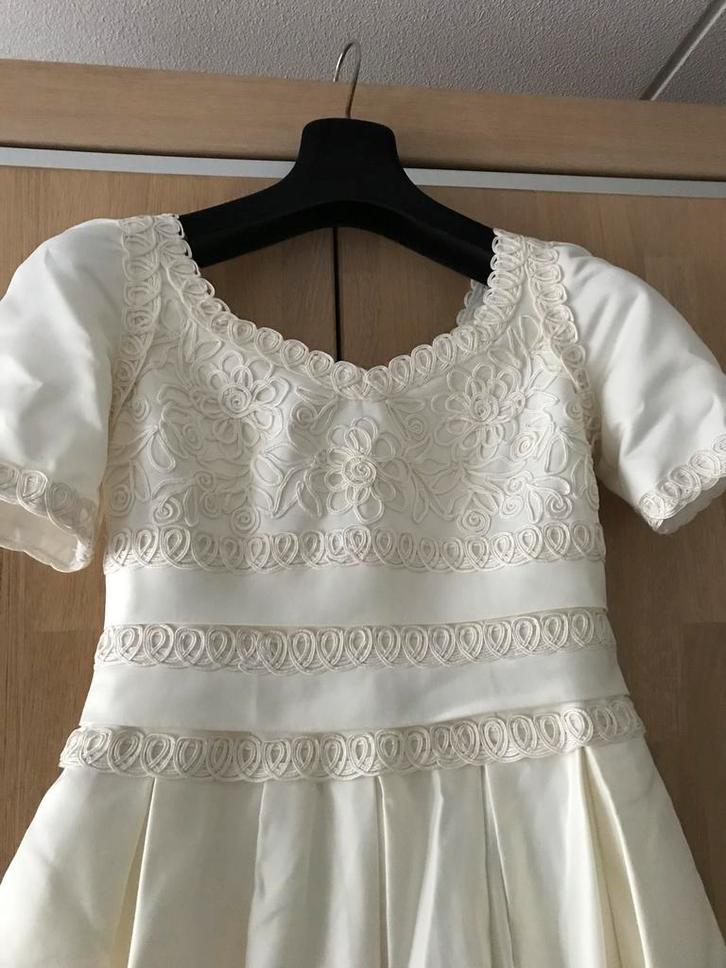 Trouwjurk maat 40 + accessoires, Kleding | Dames, Trouwkleding en Trouwaccessoires, Zo goed als nieuw, Trouwjurk, Wit, Ophalen of Verzenden