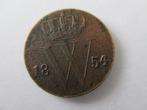 Halve cent 1854, Postzegels en Munten, Munten | Nederland, Ophalen of Verzenden, Koning Willem III, Overige waardes, Losse munt