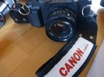 Canon T 50 met flitser en extra lens, Audio, Tv en Foto, Fotocamera's Analoog, Spiegelreflex, Canon, Ophalen of Verzenden, Zo goed als nieuw