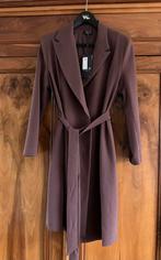 Nieuw! Zilch, bruine overslag jas, maat m., Kleding | Dames, Maat 38/40 (M), Bruin, Nieuw, Ophalen of Verzenden