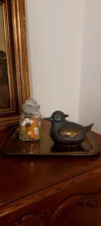 Oud koperen dienblad, Antiek en Kunst, Ophalen of Verzenden