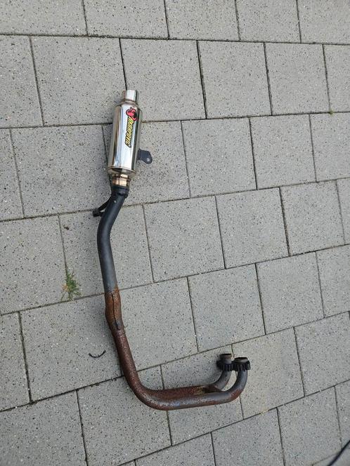 Uitlaatsysteem met gelaste einddemper Suzuki GS500., Motoren, Tuning en Styling, Ophalen