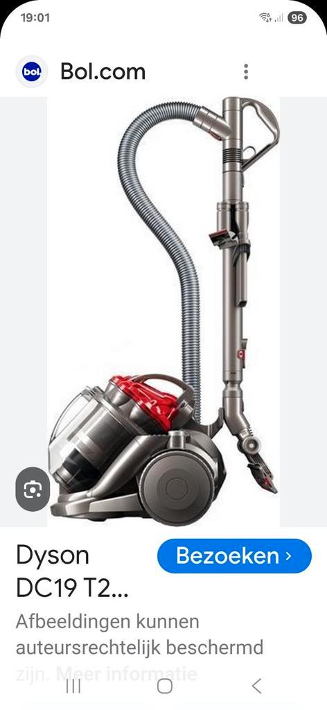 Dyson DC19 T2 Stofzuiger - Gebruikt, Witgoed en Apparatuur, Stofzuigers, Gebruikt, Stofzuiger, 1200 tot 1600 watt, Reservoir, Ophalen
