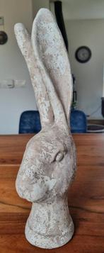 Vintage Dierenbeeld - haas PTMD collectie, Tuin en Terras, Ophalen of Verzenden, Zo goed als nieuw, Steen, Dierenbeeld