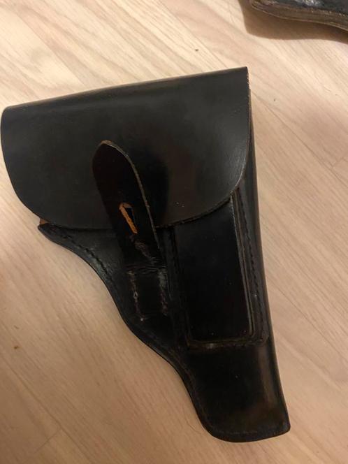 Pistool holsters leer, Verzamelen, Militaria | Algemeen, Landmacht, Nederland, Verzenden