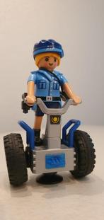 Playmobil set 6877 - politieagente met blansracer, Ophalen of Verzenden, Zo goed als nieuw, Complete set
