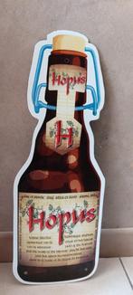 Emaillebord Hopus Belgisch bier, Ophalen of Verzenden, Nieuw, Reclamebord, Plaat of Schild, Overige merken
