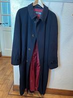 Donkenblauwe Wollen Herenjas, Ophalen of Verzenden, Zo goed als nieuw, Maat 48/50 (M), Blauw