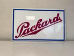 Packard oude reclame plaat / lichtbak, Verzamelen, Merken en Reclamevoorwerpen, Ophalen, Reclamebord, Gebruikt, Info@packard.com