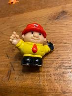 Poppetje brandweerman geel zwart rood, Ophalen of Verzenden, Gebruikt