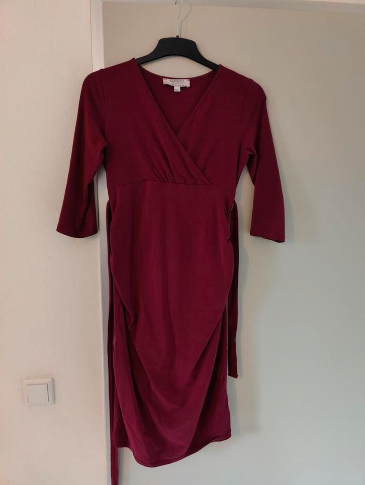 Zwangerschaps jurk Dorothy Perkins maat 38, Kleding | Dames, Positiekleding, Zo goed als nieuw, Jurk, Maat 38/40 (M), Rood, Ophalen of Verzenden