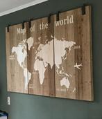 Map of the World 3 luiks, Huis en Inrichting, Woonaccessoires | Wanddecoraties, Ophalen, Zo goed als nieuw