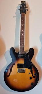 Washburn HB-35 – Japan 1982 – Tobacco Sunburst, Ophalen of Verzenden, Gebruikt, Hollow body, Overige merken