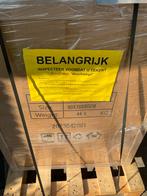 Marcel Olsen Lounge Stoel met Voetenbank - Nieuwstaat, Huis en Inrichting, Stoelen, Twee, Blauw, Ophalen of Verzenden, Leer