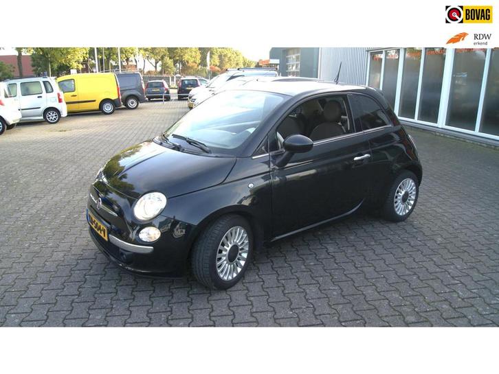 Fiat 500 1.2 Bicolore Panodak leren bekleding, Auto's, Fiat, Bedrijf, Te koop, ABS, Airbags, Airconditioning, Bluetooth, Elektrische buitenspiegels