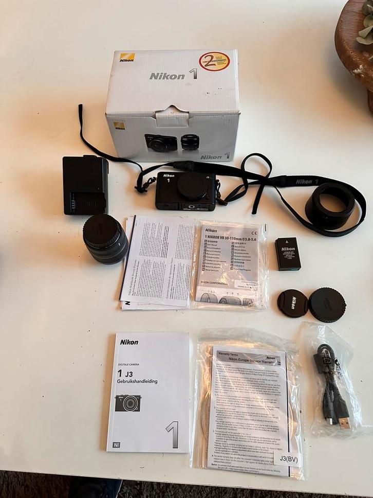 Nikon 1 J3 camera, Audio, Tv en Foto, Fotocamera's Digitaal, Zo goed als nieuw, Nikon, 8 keer of meer, Ophalen of Verzenden