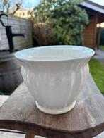 Delfts blauwe bloempot - Koninklijke Porceleyne Fles, Gebruikt, Rond, Binnen, Ophalen of Verzenden