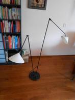 staande lamp met twee kapjes, Ophalen, Gebruikt, Glas, Modern