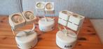 Vintage duo spotjes van het merk Reggiani, Huis en Inrichting, Lampen | Spots, Halogeen, Gebruikt, Metaal of Aluminium, Ophalen of Verzenden