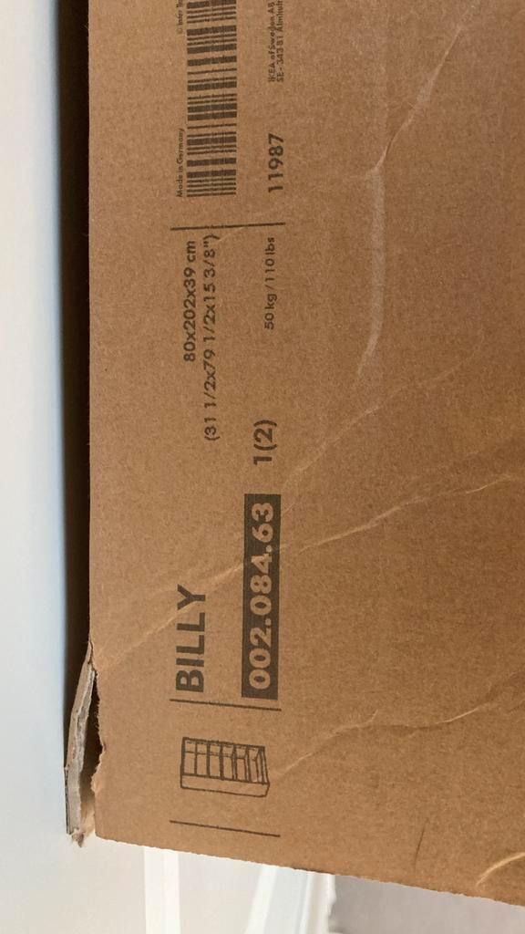 Planken Billy boekenkast, Huis en Inrichting, Kasten | Boekenkasten, Nieuw, 50 tot 100 cm, 200 cm of meer, 25 tot 50 cm, Ophalen