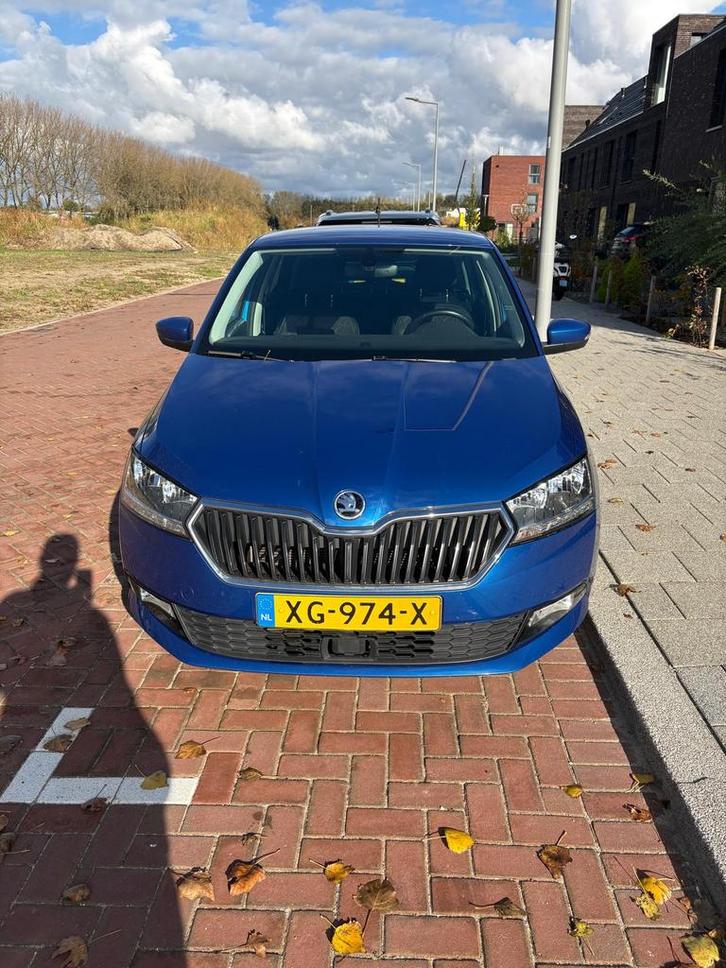 Skoda Fabia 1.0 TSI Greentech/Clever 95pk 2019 Blauw, Auto's, Skoda, Particulier, Fabia, ABS, Adaptieve lichten, Airbags, Airconditioning