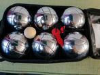 Jeu de boules ballen 6 stuks met balletje en meetlint., Ophalen, Zo goed als nieuw, Bal