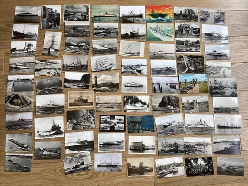 Ca. 70 oude scheepvaart gerelateerde ansichtkaarten, Verzamelen, Ansichtkaarten | Themakaarten, Gelopen, Overige thema's, Ophalen of Verzenden
