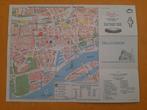 Oude dubbelzijdige plattegrond Rotterdam, 1970 Kamer v Kooph, Gemeente Werken, Ophalen of Verzenden, 1800 tot 2000, Nederland